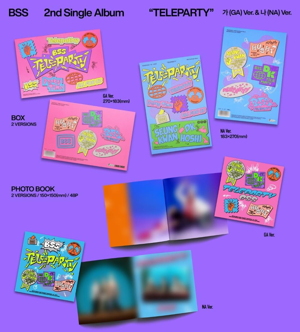 Amazon.com: SEVENTEEN BSS - 2nd Single Photobook Album [TELEPARTY